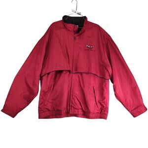 Corvette Racing Full Zip Windbreaker Jacket Men's XXL Cutter & Buck WeatherTec